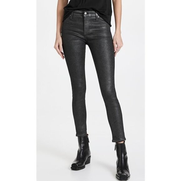 AG JEANS Adriano Goldschmied Farrah Skinny Ankle Jeans, Luminous Gunmetal - Picture 1 of 4